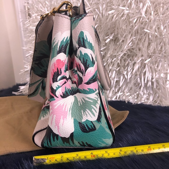 ⚜️RARE⚜️ Burberry Floral-print Buckle Tote - Picture 5 of 5
